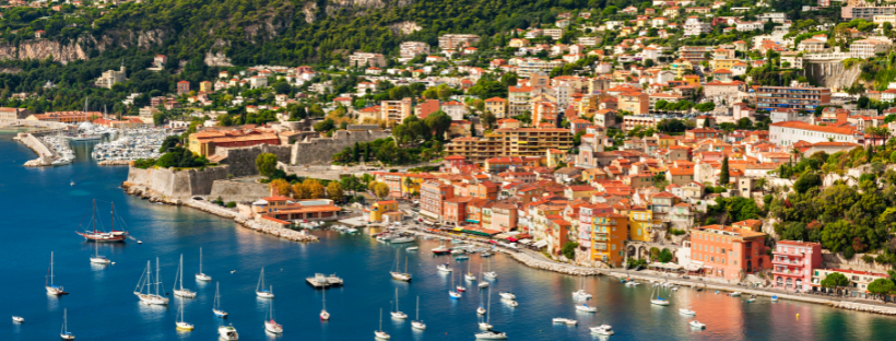 vue de la baie de villefranche